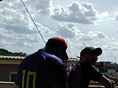 Tbt comendo o novinho na laje com todo mundo da quebrada vendo - me chame para sua laje feat dorn tags cruising ao ar livre quintal