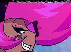 哟公主Ethel让我上瘾狂野卡通操！😍