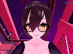 Kazama Iroha and Roboco-san, let’s have intense POV hentai sex now!