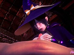 genshin impact hentai 3d - mona boobjob and fucked hard!