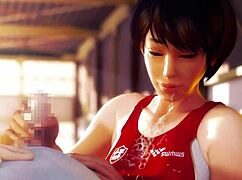 3D色情运动员被教练在紧身衣中猛干，大奶和大屁股爆炸！