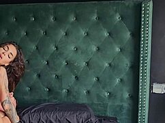 famous neighbor fucks me hard in bed creampie