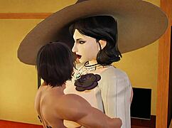 Lady Dimitrescu Finds You in Uncensored 3D Hentai Game
