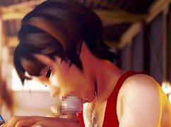 3D色情运动员被教练在紧身衣中猛干，大奶和大屁股爆炸！