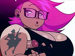 哟公主Ethel让我上瘾狂野卡通操！😍