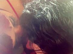 Ebony and Indian girls hawk tuah spit on that thang in double action