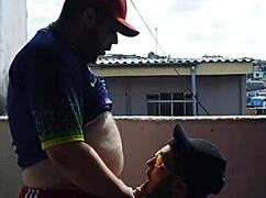 Tbt comendo o novinho na laje com todo mundo da quebrada vendo - me chame para sua laje feat dorn tags cruising ao ar livre quintal