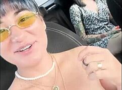 Three friends have sex in the woods