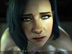 Hot 3D Milf Sucks Me Off While Cheating on Her Man