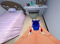 天啊！动漫色情游戏Mita Cappie各种狂野姿势做爱！