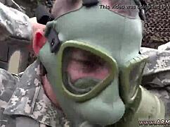 Young boys explore naked gay sex at glory hole