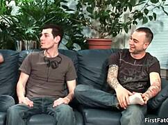 Aiden Blue's first hardcore gay scene with a big cock lover