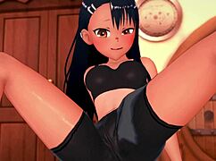 Nagatoro's steamy 3D hentai adventure: Cumming after sports