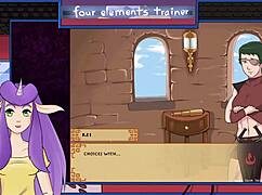 探索阿祖拉原神淋浴场景湿身诱惑