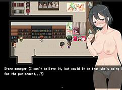 Magical girl masturbates with fingering in hentai game part 14