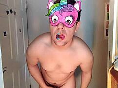 独角兽同志骄傲嫩仔巨屌自撸呻吟！🦄