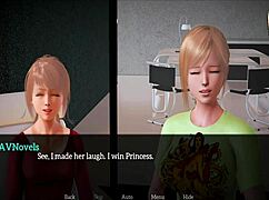 3D animated porn with blonde-haired girl and her family