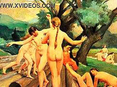 vintage erotic drawings come alive in steamy retro anime style! 😍