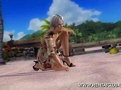 Christie's Ultimate Sexy Ecchi Dress in Dead or Alive 5 Fan Service