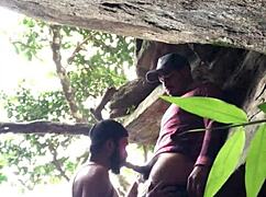 Amateur Couple Has Wild Sex on Beach with Hairy Big Ass