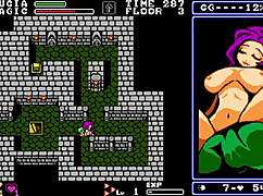 tower of succubus remake with big tits and cum in hentai game