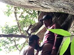 Amateur Couple Has Wild Sex on Beach with Hairy Big Ass