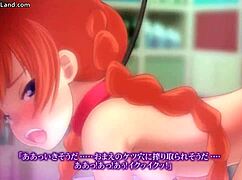 嘿，这火辣红发动漫妹子玩得超野超骚！