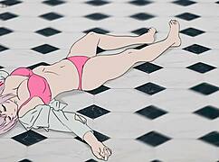 嘿，老老师在更衣室猛干睡着的阿莉娅，看这俄罗斯本子！