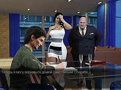 Anna Exciting Affection Part 9 - Whore Bent Over Desk for Hairy Old Man