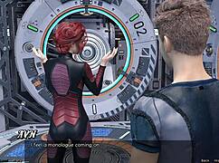 太空迷失95 - 与亚洲科学家MILF亲热