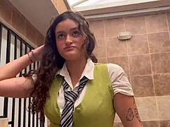 Homemade video of a hot teacher seducing her student for better grades