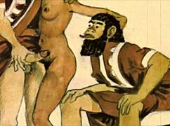 Wow! Check out this vintage erotic illustration from way back!