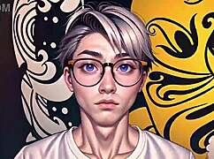 A nerdy girl gets possessed by a demon and dominates other women