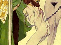 Wow! Check out this vintage erotic illustration from way back!