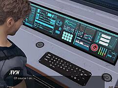 太空迷失95 - 与亚洲科学家MILF亲热