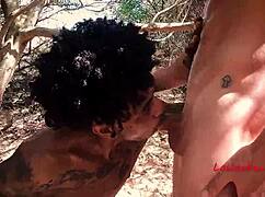 latino studs heat up the beach with raw bareback action