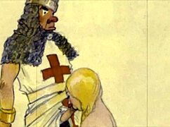 Wow! Check out this vintage erotic illustration from way back!