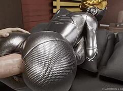 《原子之心》芭蕾舞女被3D循环粗暴POV内射