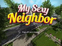 My neighbor is a beautiful woman and I am a gamer: Here is my erotic experience