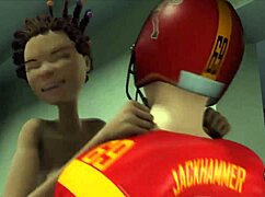 3dgspot热辣少女18+啦啦队在更衣室被狠操3D