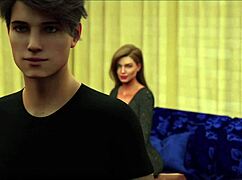 My hot stepmother helps me cum hard for the first time in 3d hentai