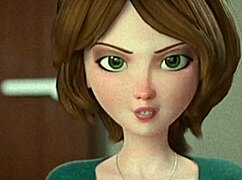 阿姨Cass享受巨大鸡巴在动漫风格场景