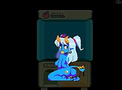 Flip Witch Pixel Hentai Game Ep 2 Huge Sextoy For Big Monster Girl!