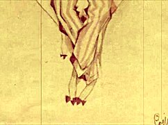 复古色情插画展示怀旧风Hentai艺术，动漫诱惑魅力十足