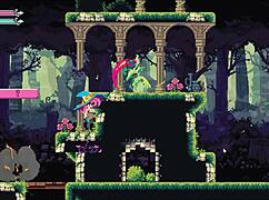 Flip Witch Pixel Hentai Game Ep 2 Huge Sextoy For Big Monster Girl!