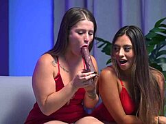 XXXFollow Roxie Gates8 y Vega Lu Latinas Masturbate With Huge Toys on Dani Ortiz Podcast