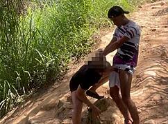 Subtle Sex Play in the Forest After Workout