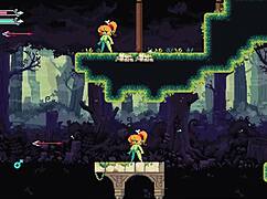 Flip Witch Pixel Hentai Game Ep 2 Huge Sextoy For Big Monster Girl!