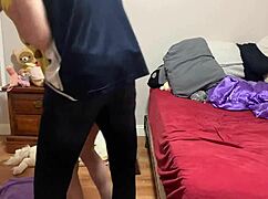 yo, step-dad ties me up and uses me hard