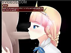Princess Knight in anime-style porn game, part 1